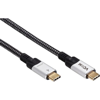 VCom кабел USB4.0 USB-C/USB-C 40Gbps, 240W - CU560-1.2m