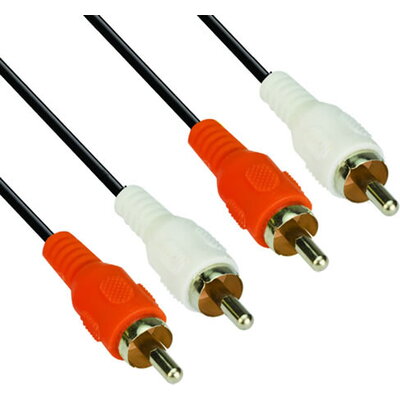 VCom Аудио Кабел RCA 2x M / RCA 2x M - CV022-3m
