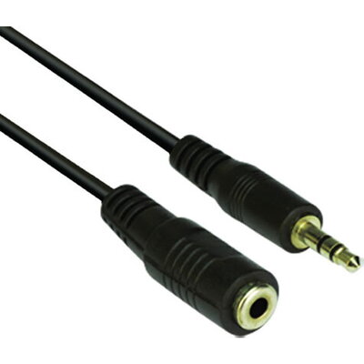 VCom Аудио Кабел 3.5mm Stereo M / F - CV202-5m