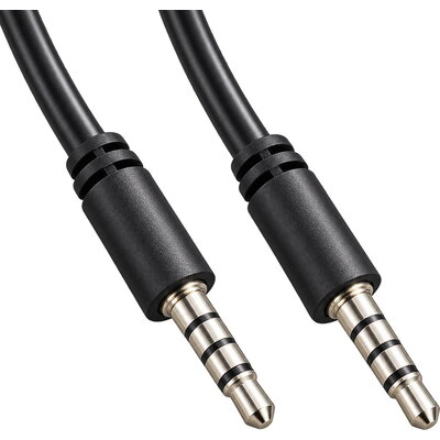 VCom Аудио Кабел 3.5mm 4-pin with CTIA support with IC M / M - CV204-2.0m