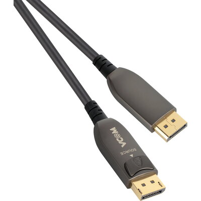 VCom активен оптичен кабел Active Optical Cable DisplayPort V1.4 M/M 15m - D3751-15.0m