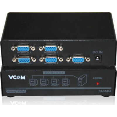 VCom Сплитер VGA Splitter 1x4 - DD134