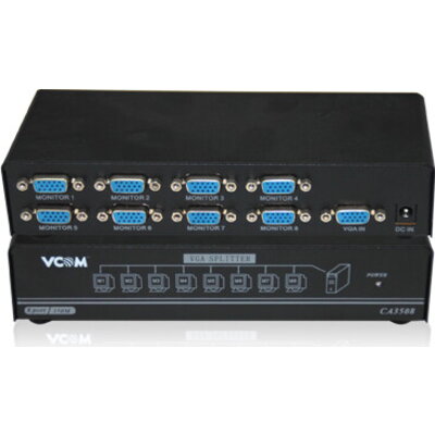 VCom Сплитер VGA Splitter 1x8 - DD138