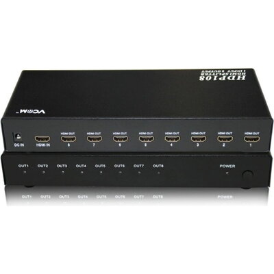 VCom Сплитер HDMI SPLITTER Multiplier 1x8 - DD418A