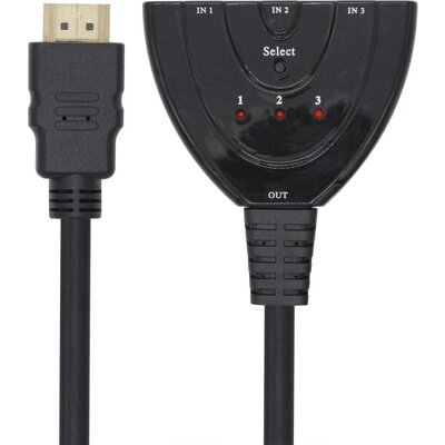 VCom селектор HDMI Selector cable 3x1 - DD433-C