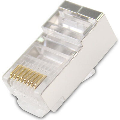 VCom конектори UTP connectors Cat6 STP/Shielded/RJ45 - 20pcs pack - NM026-20pcs