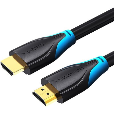 Vention Кабел HDMI v2.0 M / M 4K/60Hz Gold - 0.75M Black - AACBE