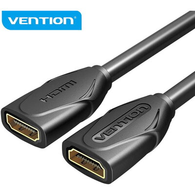 Vention удължителен кабел HDMI v2.0 extension Cable Female to Female 0.5M Black, Gold - AAXBD