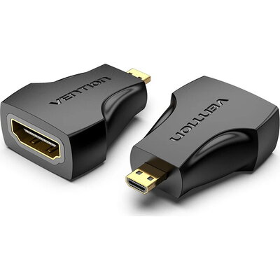 Vention Адаптер Adapter Micro HDMI M / HDMI F Black - AITB0