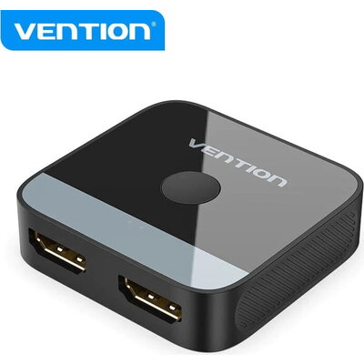Vention Разклонител превключвател HDMI 2.0 Switcher/Splitter 2-Port Bi-Direction 4K Black - AKOB0
