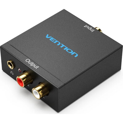 Vention аудио конвертор Analog Audio Convertor Optical/Coaxial F -> 2 x RCA/TRS 3.5mm F - BDFB0