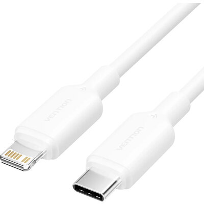 Vention кабел Cable USB 2.0 Type-C to Lighting 1m White - LAKWF