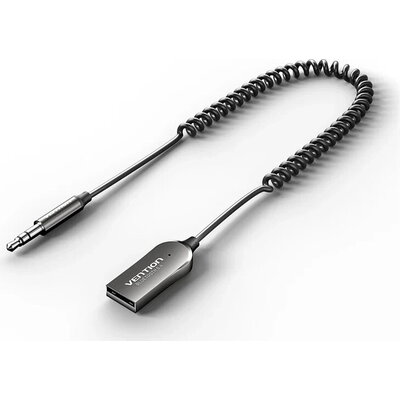 Vention блутут за кола за разговори и музика Car Bluetooth 5.4 audio receiver USB, 3.5mm jack - NAIHG