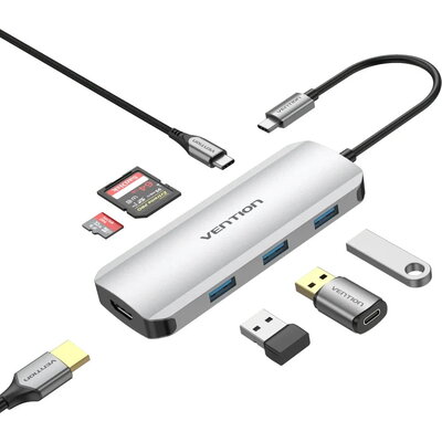 Vention докинг станция Docking Station Type-C