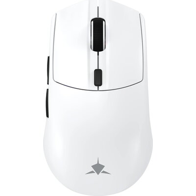 White Shark професионална геймърска мишка Wireless Gaming Mouse CADOR - 10000dpi, 1000Hz, Bluetooth, White