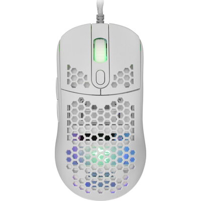 White Shark геймърска мишка Gaming Mouse GALAHAD - 7200dpi, White