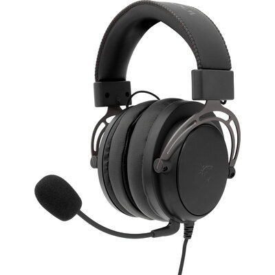 White Shark геймърски слушалки Gaming Headphones GORILLA BLACK/GREY - 53mm, Stereo 2.0