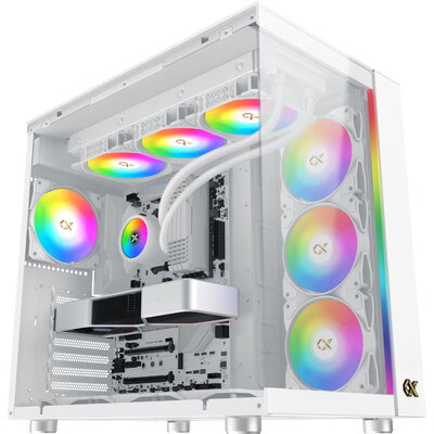 Xigmatek кутия Case EATX - AQUA ULTRA Arctic - 7 ARGB Fans