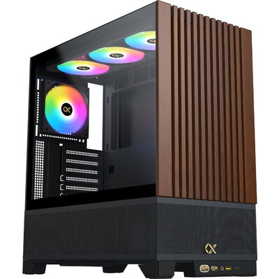 Xigmatek кутия Case EATX - Endorphin WD, ARGB, Wood
