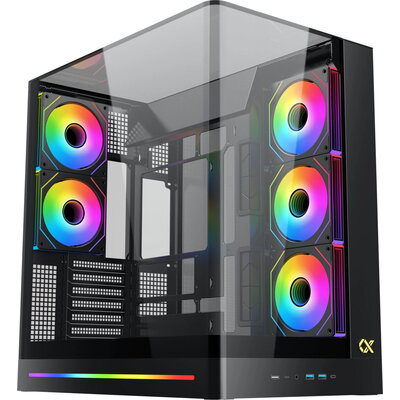 Xigmatek кутия Case E-ATX - PANO II - 8 ARGB Fans