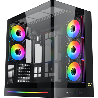 Xigmatek кутия Case E-ATX - PANO II AIR - 8 ARGB Fans