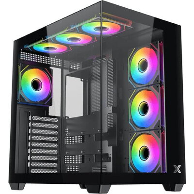Xigmatek кутия Case ATX - Aqua V Air (H23A) - 7 ARGB Fans