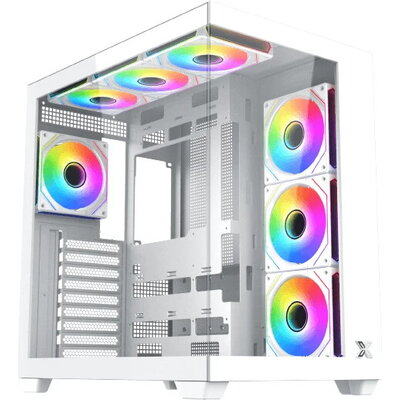 Xigmatek кутия Case ATX - Aqua V Air Arctic (H23A) - 7 ARGB Fans