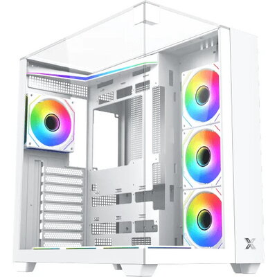 Xigmatek кутия Case ATX - Aqua V Arctic (H23A) - 7 ARGB Fans