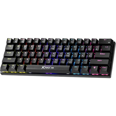 Xtrike ME геймърска механична клавиатура Gaming Mechanical keyboard 61 keys TKL - GK-916 - (English US)