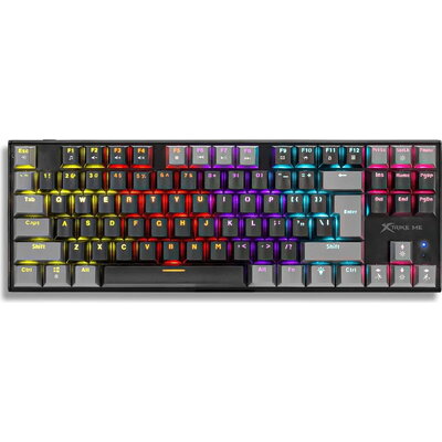 Xtrike ME геймърска механична клавиатура Gaming Mechanical keyboard 87 keys TKL - GK-989B - RED switches