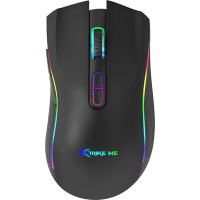 Xtrike ME Геймърска мишка Gaming Mouse GM-314 Black - 7200dpi, RGB