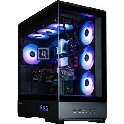 Zalman кутия Case ATX - P50 DS Black - Digital Display, Addressable RGB