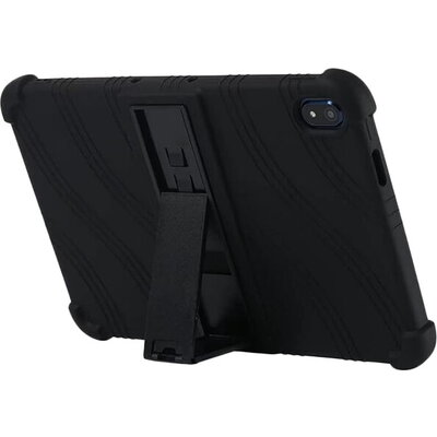 Tablet case for Prestigio Solutions Virtuoso PSTA101, soft rubber with extra protection on the corners, with kickstand. Color bl