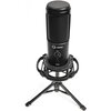 LORGAR Gaming Microphones, Black, USB condenser microphone with tripod stand, pop filter, including 1 microphone, 1 Height metal