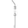BUYDEEM CD1017 Portable Glass Straw Bottle 500 ml, Mellow Yellow