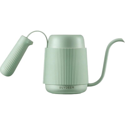 BUYDEEM CD2006 Gooseneck Pour Over Coffee Kettle, Cozy Greenish