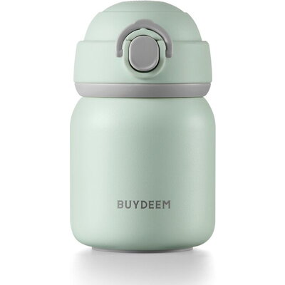 BUYDEEM TAN200 Stainless Steel Thermos Bottle 200 ml, Cozy Greenish