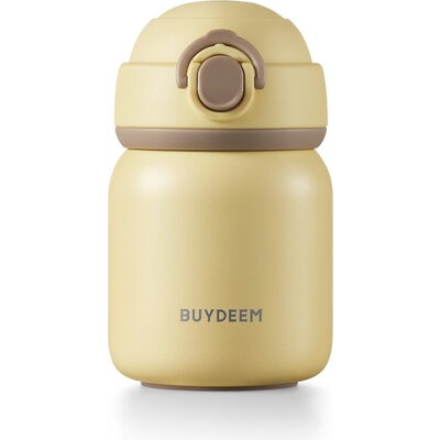 BUYDEEM TAN200 Stainless Steel Thermos Bottle 200 ml, Mellow Yellow