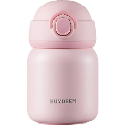 BUYDEEM TAN200 Stainless Steel Thermos Bottle 200 ml, Pale Dogwood