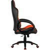 COUGAR Fusion Orange Gaming Chair, diamond-check pattern,Class 4 gas lift cylinder,Dependable metal 5-star base,PU wheels,Weight