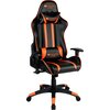 Gaming chair, PU leather, Cold molded foam, Metal Frame,  Butterfly mechanism, 90-150 dgree, 2D armrest, Class 4 gas lift, Nylon