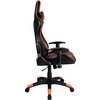 Gaming chair, PU leather, Cold molded foam, Metal Frame,  Butterfly mechanism, 90-150 dgree, 2D armrest, Class 4 gas lift, Nylon