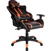 Gaming chair, PU leather, Cold molded foam, Metal Frame,  Butterfly mechanism, 90-150 dgree, 2D armrest, Class 4 gas lift, Nylon