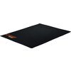 floor mats for gaming chair Size: 100x130cm lower side:antislip basedurable polyester fabricColor: Black  with canyon logo