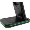 CANYON WS-304, Foldable  3in1 Wireless charger, with touch button for Running water light, Input 9V/2A,  12V/1.5AOutput 15W/10W/