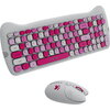 CANYON set HSET-W6 Keyboard+Mouse Kitty Edition AAA+АА Wireless Pink