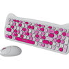 CANYON set HSET-W6 Keyboard+Mouse Kitty Edition AAA+АА Wireless Pink