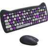 CANYON set HSET-W6 Keyboard+Mouse Kitty Edition AAA+АА Wireless Violet