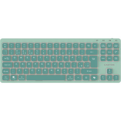 CANYON Keyboard OnType 10 Low Profile EN Wired Grey