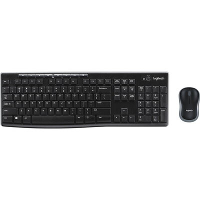 Kомплект безжични клавиатура с мишка Logitech MK370, GRAPHITE